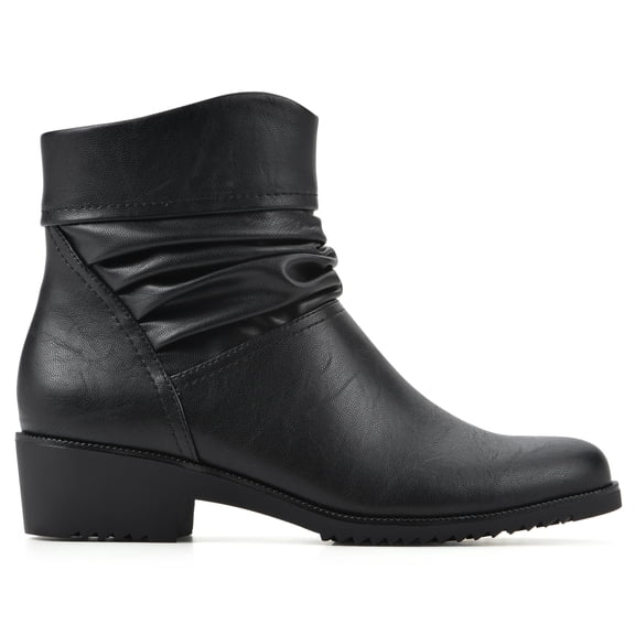 Cliffs by White Mountain Durbon Women's Ankle Boots Color: Black Smooth Size: 9