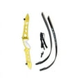 thumbnail image 2 of 68 inch Recurve Bow Takedown 18-40lb Aluminum Riser Archery Target Hunting Shooting F158（yellow）, 2 of 9