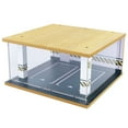 thumbnail image 2 of Diorama 1/24 Model Car Garage Parking Lot Scenery LED Lighting Display Box Gift Car Garage Display Case with Clear Acrylic Cover and LED Lighting for 2 Parking Space, Case, Simulation Model, 2 of 23