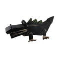 thumbnail image 2 of Boxy Black Metal Urban Alligator Indoor/Outdoor Sculpture, 2 of 4