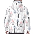 thumbnail image 7 of Salouo Pink oldman Winter Forest Pattern Men's Fall Hoodie Sweatshirt,Sport Hoodie with Pockets for Men Pullover Casual Hooded Sweatshirt-Medium, 7 of 7