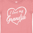 thumbnail image 4 of Inktastic I Love My Grandpa in White Chalk Heart Boys or Girls Baby T-Shirt, 4 of 5