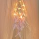 thumbnail image 1 of Atrapasueños, luz nocturna de plumas, luces nocturnas montadas en la pared, decoración del hogar, lámpara nocturna para niños, dormitorio, sala de estar, regalo de cumpleaños (blanco), 1 of 4