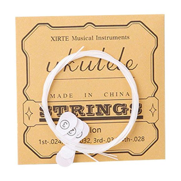 Lttoisl Ukulele Strings Set, High Quality Nylon & Stainless Steel for Soprano, Concert, Tenor & Baritone Ukuleles, Clear Tone & Easy Play, Hawaiian Guitar Replacement Parts