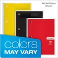 thumbnail image 6 of Denhf Spiral Notebook, College Ruled Notebook, 1 Subject Notebook for Work, 70 Sheets per Notebook, 3 Hole Punched, Office Supplies, Classroom Must Haves, Studying Essentials, 8" x 10-1/2", Red, 6 of 8