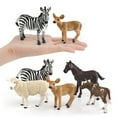 thumbnail image 2 of Realistic Animal Figurine Miniature Forest Deer Cow Sheep Zebra Horse Model Woodland Creatures Figure Kids Educational Wild Animal Toy Cake Topper Decoration, 2 of 7