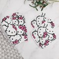 thumbnail image 5 of Hello Kitty Oven Mitts And Pot Holders Set 4 Pcs, Heat Resistant Oven Mitt Set with Potholders, Hot Pads And Oven Mitts Sets Oven Glove for Kitchen, Baking, Cooking, Grilling, 5 of 7