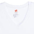 Hanes Ultimate Men's Big and Tall VNeck TShirt, Cozy Cotton, Tagless