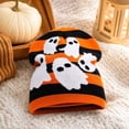 thumbnail image 4 of Voska Funny Halloween Pumpkin Skull Jacquard Knitted Pullover Hat Warm Woolen Festival Beanie for Autumn and Winter B One Size, 4 of 7
