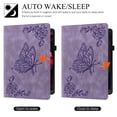 thumbnail image 5 of iPad Pro 11 Case 2021/2020/2018, iPad Air 4th Generation Case,Folio Stand PU Leather Smart Wallet Cover with Auto Wake/Sleep Pencil Holder Slim iPad Cover for Girls Women,Purple, 5 of 5
