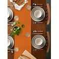 thumbnail image 5 of Hokiten Table Runners 70 Inches Long Dress Scarves, Orange Farmhouse Coffee/Dining/Kitchen Table Decor, Holiday Table Runner, Pure Orange 13x70 Inch, 5 of 7