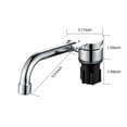thumbnail image 3 of Youkk Silver Eco-friendly And Multi-functional Hot/cold/rotating For Convenient Waterproof, 3 of 6