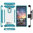 thumbnail image 5 of Case with Clip for LG Stylo 4, Tri-Shield Rugged Cover and Belt Hip Holster [with Metal Kickstand + Wrist Strap Lanyard] for LG Q Stylus | LG Stylo 4 | LG Stylus 4, 5 of 6