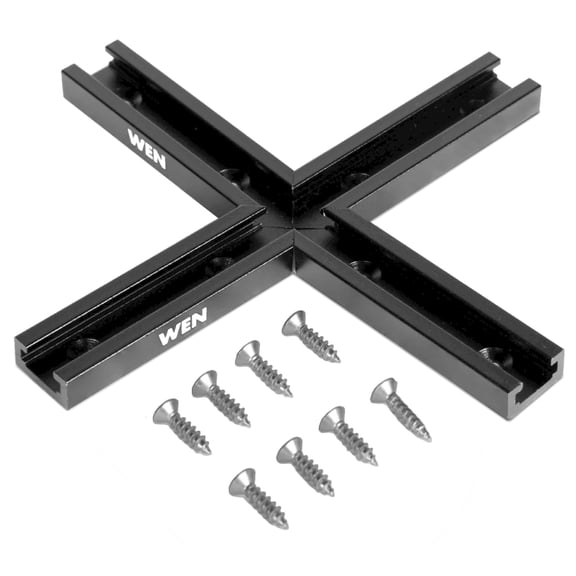 WEN 6-Inch Universal T-Track Intersection Kit for Woodworking