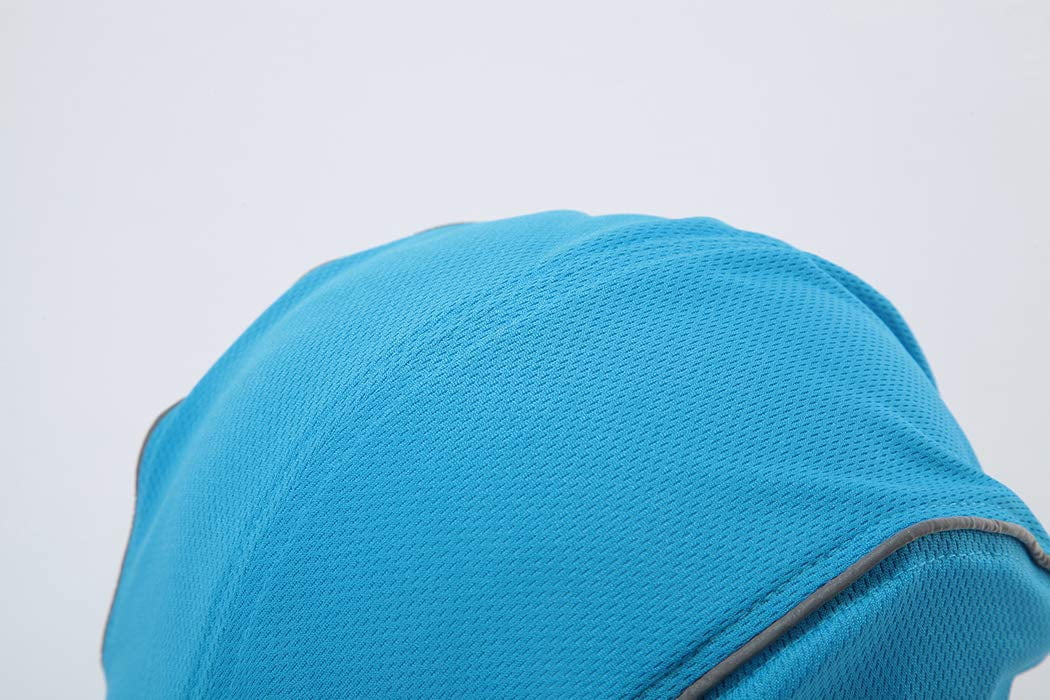 A-SAFETY Mens UV Sun Protection work Cap Safari Hike Cap with Reflective Neck Flap Fishing Orang Yellow Hat