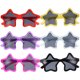 thumbnail image 1 of Gafas en forma de estrella de 6 piezas anteojos de fiesta de la personalidad gafas de moda gafas de graduación de niños, 1 of 5