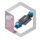 thumbnail image 3 of Bewildely RC Car Gearbox Remote Control Cars Accesorio Modificación Accesorio Cajas de cambios traseras Kit Reemplazo para 284131 k979 k989 k999 Kits de construcción modelo Azul Bewildely FN001349-01, 3 of 6
