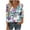 Purple#02, variant on JTZGDY 3/4 Sleeve Tops for Women Dressy Casual Summer V Neck Floral Pattern Graphic T-Shirts Loose Fit Comfy Tunic Blouse for Leggings Pink#01 S