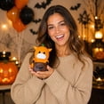 thumbnail image 5 of Sruoe Halloween Decorations, Pumpkin Cow Resin Figurine, 3.94 Inch Bat Tabletop Halloween Knick Knacks for Shelf Mantel Tiered Tray Home Party Display, Halloween Decorations Indoor, 5 of 8