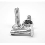 7/16"-14 x 3 3/4" (FT) Coarse Thread Grade 5 Carriage Bolt Medium Carbon Steel Zinc Plated Pk 25