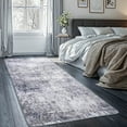 thumbnail image 5 of SONORO KATE 2'x6' Runner Rugs for Hallway, Machine Washable Oriental Vintage Non Slip Soft Indoor Area Carpet, Gray/Blue/Purple, 5 of 8