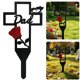 thumbnail image 3 of Placa conmemorativa de cementerio de metal con acentos de corazón, marcador de tumba de recuerdo con la inscripción "Te extraño" en letra cursiva, estaca para jardín y decoración de cementerio., 3 of 8