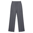 thumbnail image 4 of Dress Pants Women High Waisted Wide Straight Leg Loose Business Casual Office Work Pants Slacks for Women, 4 of 5