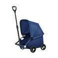 thumbnail image 3 of oshhni Foldable Dog Travel Carrier Cat with 4 Wheels Pet Dark Blue, 3 of 9
