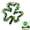 Green, variant on JHEHF St. Patricks Day Wreath Decorations Green Glitter Wreath with LED Lights for Spring Outdoor Front Door Wall Mantel Fireplace Holiday Home Decor