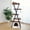 Brown(Charred wood), variant on YIKEMA 73" Modern Cat Tree – Scratching Posts, Caves & Wooden Perch, Greige