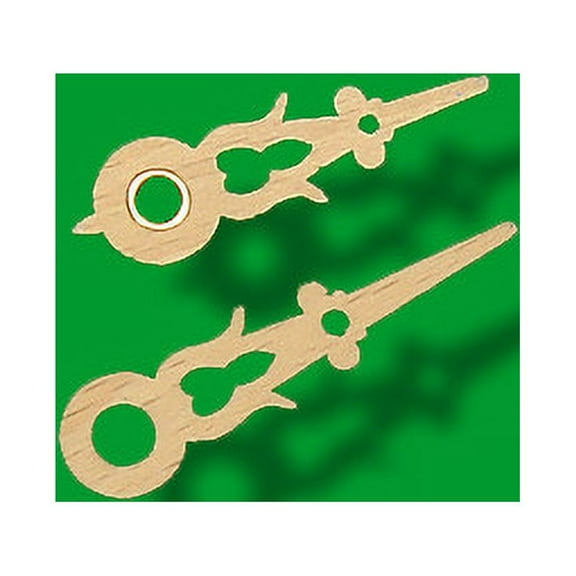 Hands for the cuckoo clock 48mm (1.89inch) and 39mm (1.54inch) from wood with nut of brass