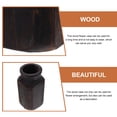 thumbnail image 2 of Phenofice Wood Flower Vase for Vase Home Decor 1Pack 8.1x4.5x4.5in, 2 of 8