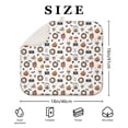thumbnail image 4 of White Halloween Pumpkin Skull Bat Pattern Dish Drying Mat for Kitchen 1 Pack, Ultra Absorbent Microfiber Dishes Drainer Mats,16"x18", 4 of 6