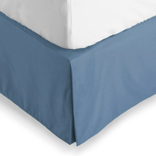 Bare Home Bed Skirt Double Brushed Premium Microfiber, 15Inch Tailored