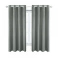 thumbnail image 2 of Linen Purity Long Curtains for Windows, Eyelet Top Room Darkening Panels/Drapes for Living Room, 2 Panels, 52*63in, 2 of 10