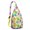 Yellow-2, variant on Waterproof Tie Dye Hiking Backpack Sling Bag for Women – Lightweight Rainbow Crossbody Bag with Adjustable Strap, Watercolor Chest Bag for Travel, Outdoor Adventures & Everyday Use