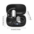 thumbnail image 3 of Auriculares colgantes Bluetooth 5.4 | Diseño ligero de oído abierto | Sonido estéreo panorámico | Baja latencia | Batería de alta duración 6H | Carga tipo C | Beige | Paquete de 2, 3 of 7
