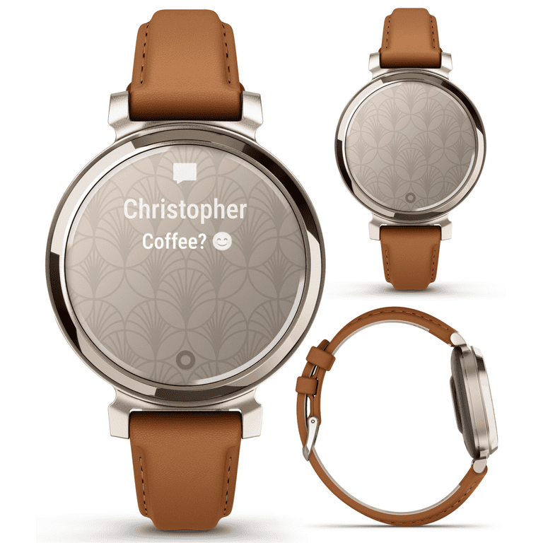 Garmin Lily 2 Classic Smartwatch - Cream Gold, Contactless