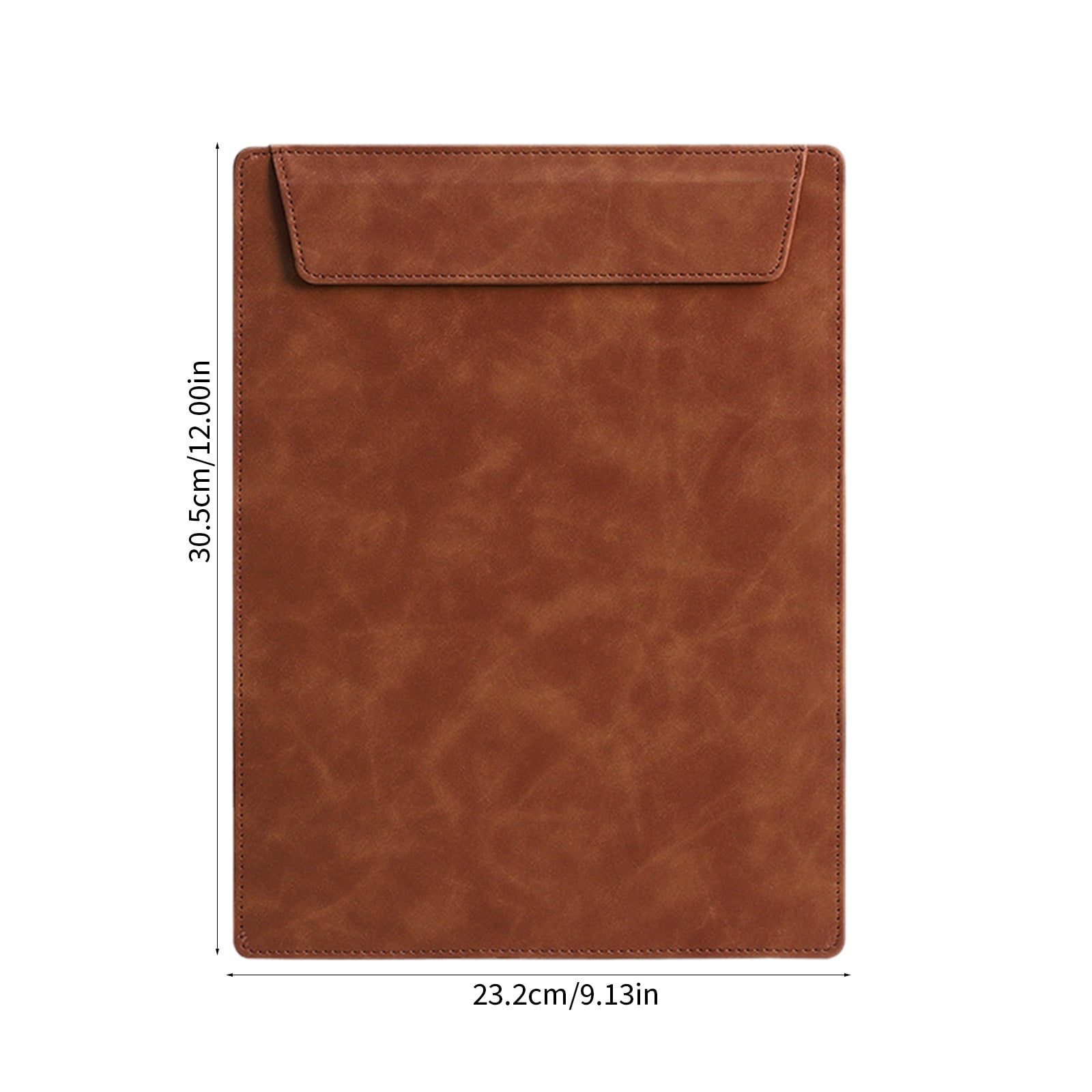 JilgTeok 2 Packs A4 Leather-Like Magnetic Clipboard Pad with Writing and Folder Clamp Document Organizer Writing Pad Business Card Holder for School Office Home