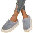 thumbnail image 4 of KEVCHE Womens Thick-Soled Indoor Slippers for Autumn Winter, Cozy Warm House Shoes with Non-Slip Sole for Home Comfort, Soft Cushioned Lightweight Footwear for Bedroom, Cute Comfortable Slippers, 4 of 7