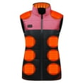 thumbnail image 6 of Heated Vests for Women 21 Heat Zones Fast Warm Up Vest V Neck Heated Vest Winter Outdoor Cold Proof Warm Sleeveless Jacket Regular Fit Vest Women, 6 of 8