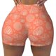 thumbnail image 2 of Balery Beautiful Corals Pantalones cortos de entrenamiento estampados para mujer, sin costuras, ajustados, para gimnasio, yoga, correr, deportes, ejercicio activo, fitness.-Large, 2 of 8