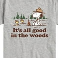 thumbnail image 3 of Peanuts - All Good In The Woods - Toddler & Youth Short Sleeve Graphic T-Shirt, 3 of 6