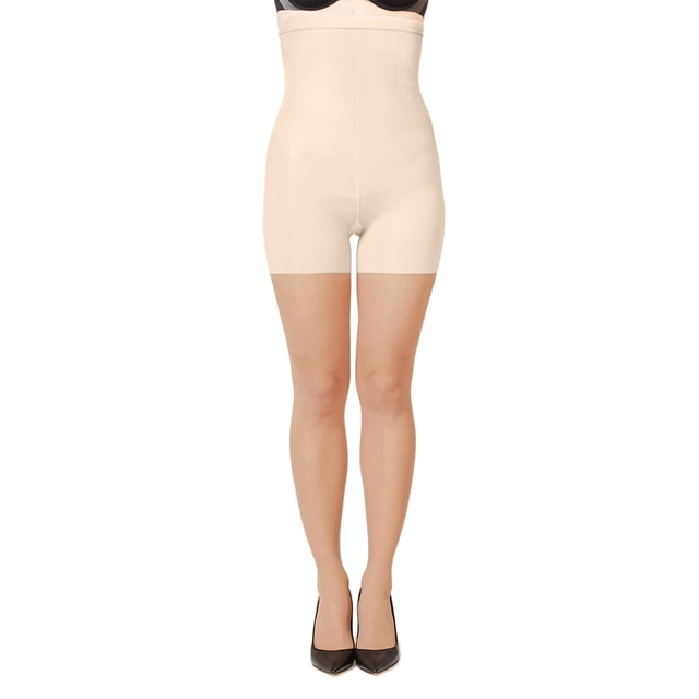 Pantalones de cintura alta SPANX para la mitad del muslo, para control del abdomen, modelo S4