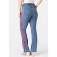 thumbnail image 3 of Roaman's Women's Plus Size Whitney Jean With Invisible Stretch, 3 of 6