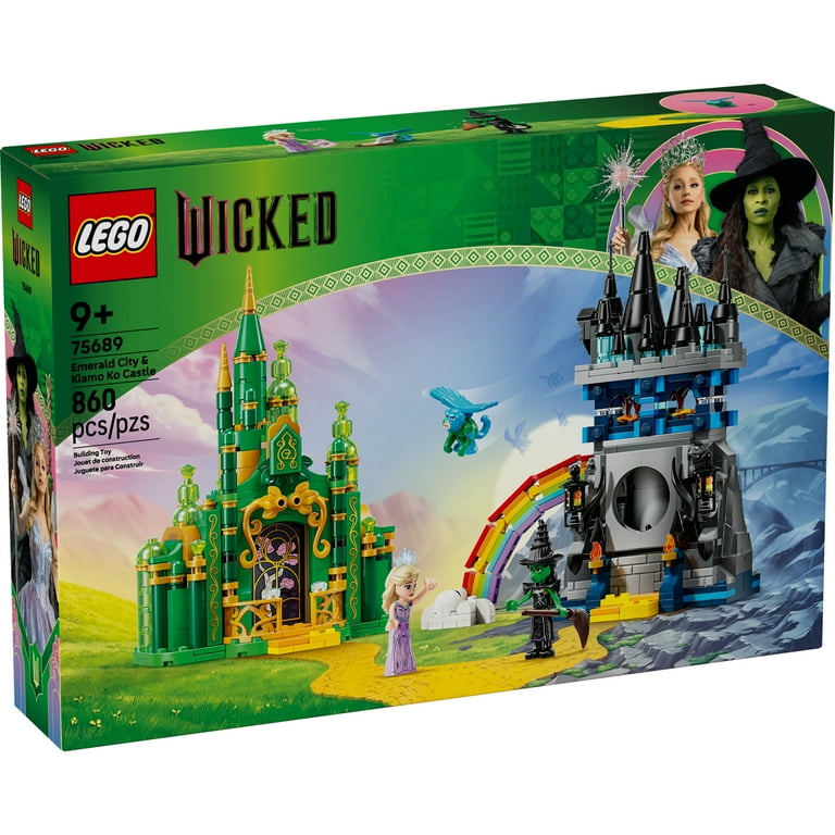 LEGO Wicked Emerald City & Kiamo Ko Castle Building Toy - Elphaba