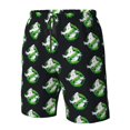 thumbnail image 5 of Ghostbusters Film Logo Men's Beach Shorts Swim Trunks Casual Quick Dry Board Shorts Swimwear with Mesh Lined and Pockets, 5 of 8