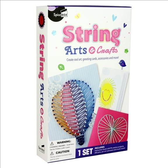 SpiceBox Children's Activity Kits Play Box String Arts & Crafts