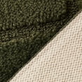 thumbnail image 3 of Mainstays Solid High Low Tufted Grid Dark Green Indoor Area Rug, 9' x 12', 3 of 7