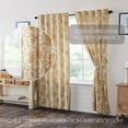 thumbnail image 4 of VHC Brands Dorset Curtain Panels, Floral, Gold, 96x50, Set of 2, 4 of 11